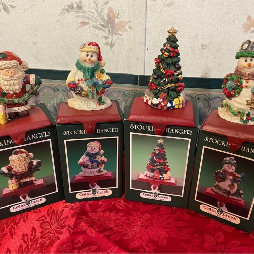 Christmas Stocking Holders by Cedar Creek set of 4